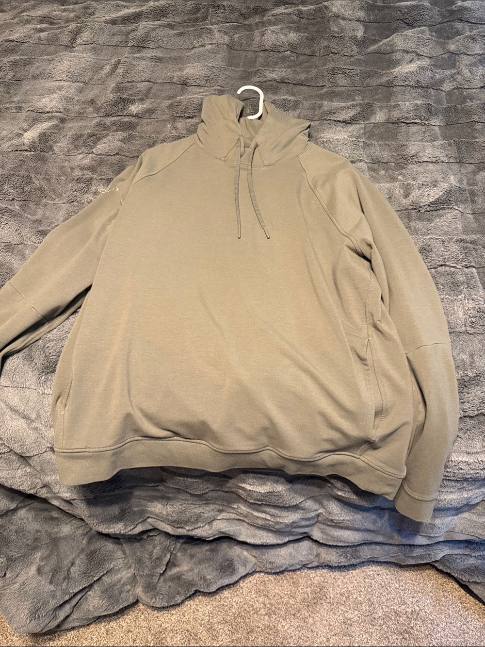 Lululemon City Sweat Pullover Hoodie XXL EUC Grey Sage
